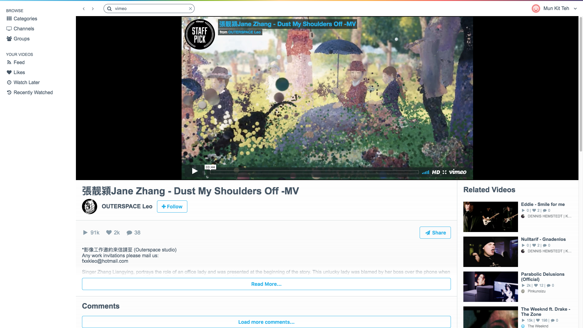 Video Page